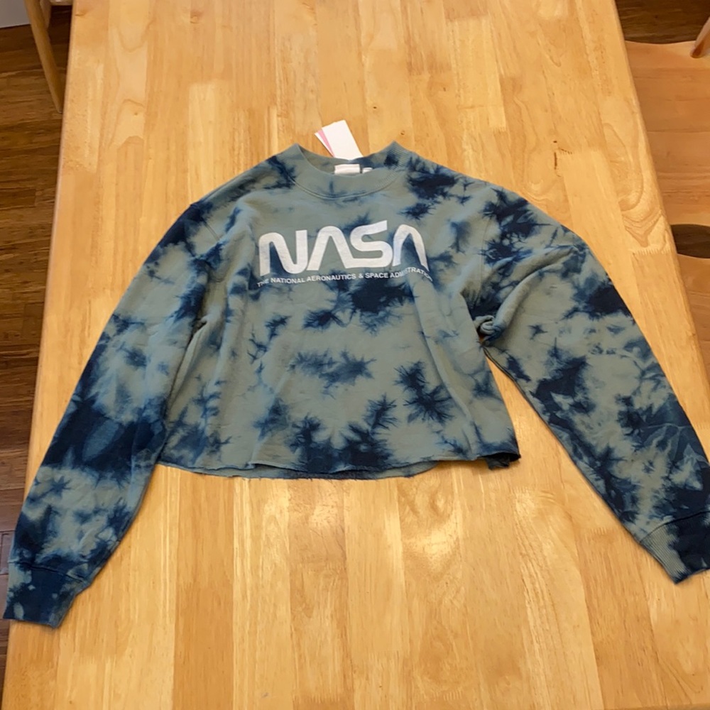 NASA cropped sweatshirt
